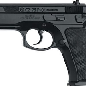 CZ 75 P-01 Compact 9mm 3.75" Black Semi Auto Pistol 15+1 - 15+1 Rounds | 3.8" Barrel | Polymer Grips | Black | 3-Dot Sights