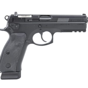 CZ SP-01 Tactical 9mm Pistol 19+1 - 19+1 Rounds | 4.60" Barrel | Rubber Grips | Blue/Black | 3-Dot Sights