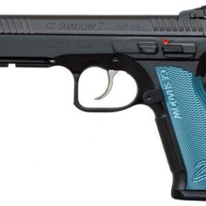 CZ Shadow 2 9mm 4.89" Semi Auto Pistol 17+1 - 17+1 Rounds | 4.89" Barrel | Polymer Grips | Blue/Black | 3-Dot Sights