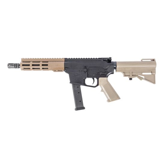 PSA Gen4 8" 9MM 1/10 GX Lightweight HEX FDE M-Lok Classic Har-15 Pistol, FDE - Image 2