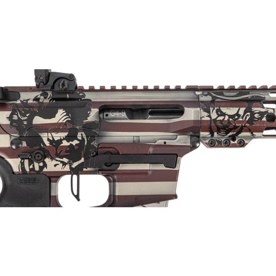 PSA Custom 4" 9mm 1:10 Pistol W/ PSA Custom Flatbow FCG, Magpul Mbus Sights - Sweettooth - Image 2